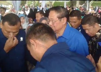 H.Susilo Bambang Yudoyono, Hadiri Silaturahmi Partai Demokrat Di Cimelati