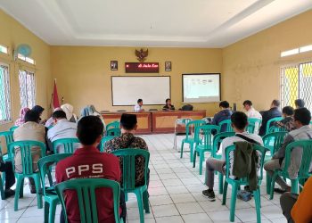 PPK Warungkiara Selenggarakan Bimtek Pemungutan dan Penghitungan Suara Serta Penggunaan Sistem Informasi Rekapitulasi (SIREKAP)