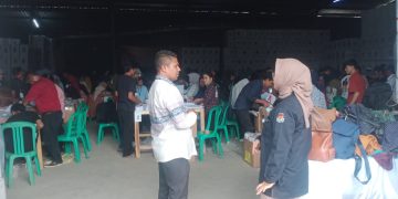 KPU Kab. Sukabumi Sortir Surat Suara Pemilu 2024