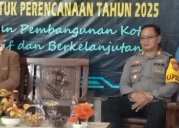 Kapolsek Lembursitu AKP Agus Suherman SE, Hadiri Giat Musrembang Kecamatan Lembursitu