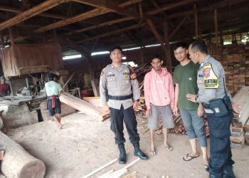 Anggota Samapta Intensifkan Patroli, Siang Hari Cegah Gangguan Kamtibmas