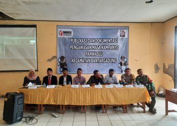 Panwaslu Kac. Bantargadung Gelar Rapat Publikasi dan Dokumentasi Pengawasan Masa Kampanye serta Logistik