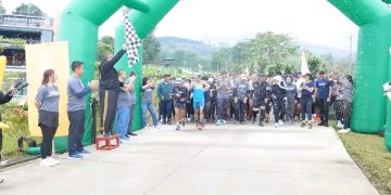 Bupati Sukabumi dan Ratusan Pelari Ikuti Fun Trail Run 2024 Goalpara Tea Park