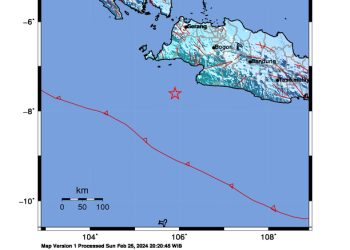 Guncangan Gempa di 85 Km Barat Daya Bayah Banten, Dirasakan Warga Sukabumi