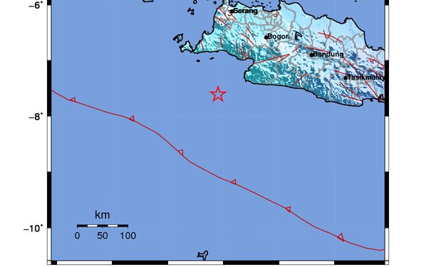 Guncangan Gempa di 85 Km Barat Daya Bayah Banten, Dirasakan Warga Sukabumi