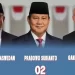 Quick Count Sejumlah Lembaga Survei Pasangan Prabowo-Gibran Unggul Satu Putaran
