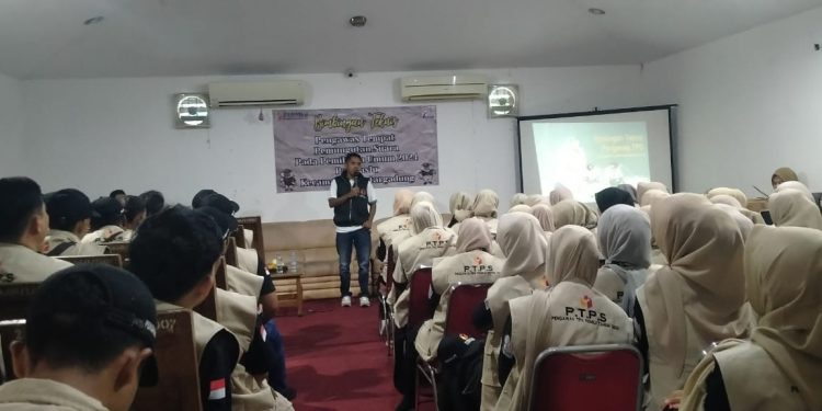 Pamwaslucam Bantargadung Kab. Sukabumi Gembleng 125 Petugas PTPS Dengan Bimtek