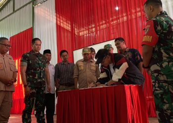 Dukung Program TMMD ke-119, PT Bogorindo Cemerlang Hibahkan Satu Hektar Tanah