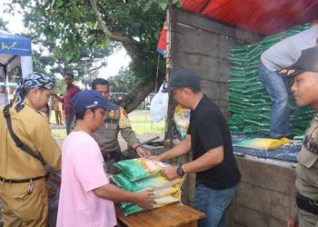 Wakbup Sukabumi Monitoring Operasi Pasar Murah Komoditas Beras di Cibadak