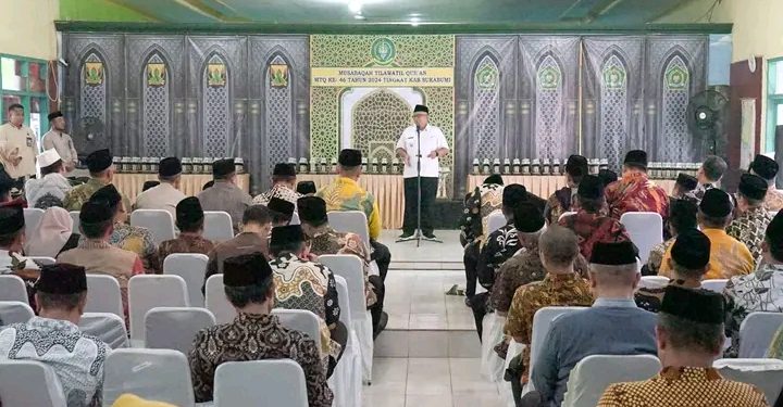 Kafilah Kecamatan Cisaat Raih Juara Umum MTQ ke-46, Ini Pesan Bupati Sukabumi