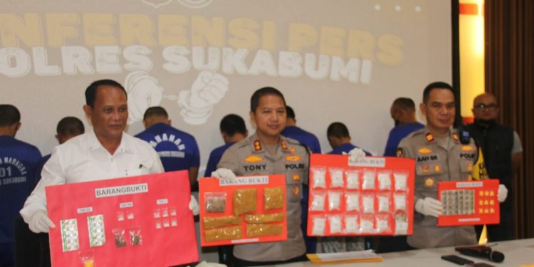 Polres Sukabumi Bekuk Pengedar Sabu Bernilai Miliaran