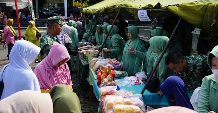 Kodim 0622 Kab. Sukabumi Gelar Bazar Ramadan
