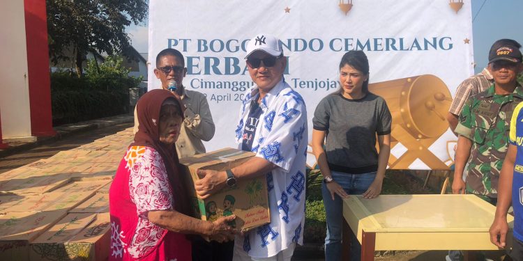 Jelang Lebaran Idul Fitri 1445, PT Bogorindo Bagikan 900 Paket Sembako
