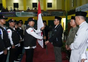 Kemenag Kab. Sukabumi Lepas Jemaah Calhaj Kloter 14
