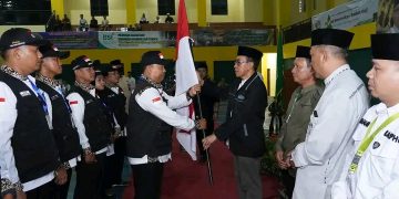 Kemenag Kab. Sukabumi Lepas Jemaah Calhaj Kloter 14