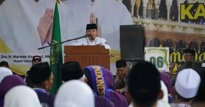 Wabup Didampingi Ketua PPIHD Kabupaten Sukabumi, Lepas 431 Calhaj Kloter 40