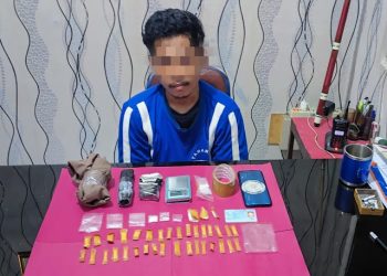 Kantongi 39 Paket Sabu, DAM Asal Cibolang di Bekuk Sat Narkoba Polres Sukabumi Kota