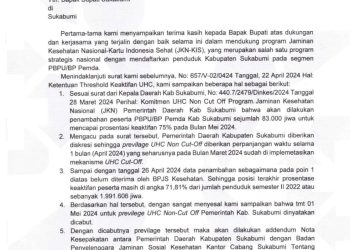Tidak Bisa Mengajukan BPJS Kesehatan, Pasien RS di Sukabumi Sebut Merasa Terjajah Oleh Negara Sendiri