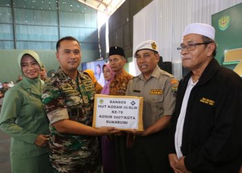 HUT ke-78 Kodam III/Siliwangi, Kodim 0607/Kota Sukabumi Gelar Syukuran dan Baksos