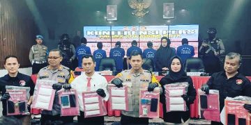 Satnarkoba Polres Sukabumi Kota Bekuk Tujuh Tersangka Kasus Sabu, BB Senilai 3 Miliar Berhasil di Amankan