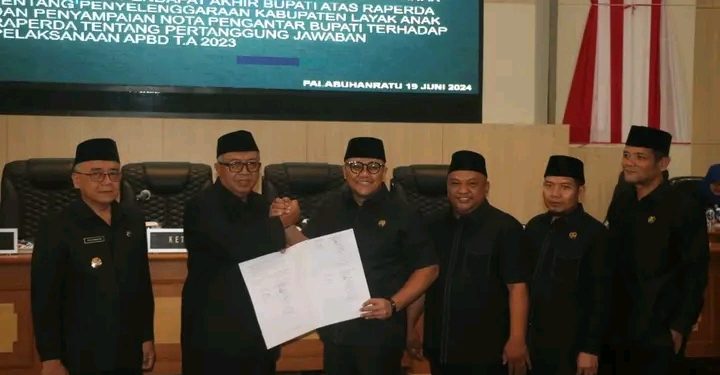 Paripurna DPRD Kab. Sukabumi, Bupati Sampaikan Apresiasi Atas Kembali Raih WTP 2023