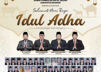 DPRD Kabupaten Sukabumi Mengucapkan Selamat Hari Raya Idul Adha 1445 H / 2024 M