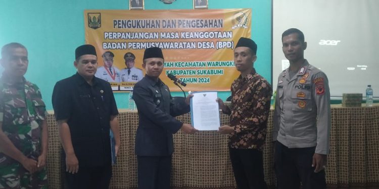 Sah, 80 BPD Di Warungkiara Dapat Perpanjangan Masa Jabatan 2 Tahun