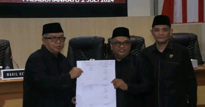 Rapar Paripurna, Bupati Sukabumi Sampaikan Pendapat Akhir Raperda APBD Tahun Anggaran 2023