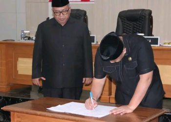 Rapat Paripurna DPRD Kab. Sukabumi, Bahas Pengambilan Keputusan Raperda RPJPD 2024-2025