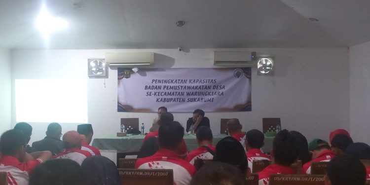 Delapan Puluh Anggota BPD Se-Kecamatan Warungkiara Mendapat Peningakatan Kapasitas Kinerja