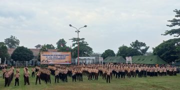 Dua Ratus Delapan Puluh Lima WBP Se-Jawa barat Ikuti Latihan Gabungan Pramuka Gugus Depan