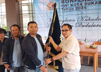 Sah, Ikbal Zaelani Komandoi PWI Kota Sukabumi Periode 2024-2027