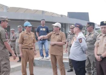 Kawasan Alun alun Gadobangkong di Sterilkan, Ini Himbauan Sekda Ade Suryaman