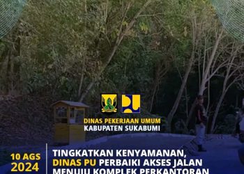 Tingkatkan Kenyamanan, Dinas PU Perbaiki Jalan Menuju Komplek Perkantoran Jajaway