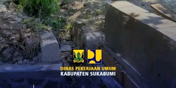 Dinas PU Kab. Sukabumi Kucurkan Puluhan Juta Untuk Perbaikan Plat Beton Jalan Cijoho-Cikangkung