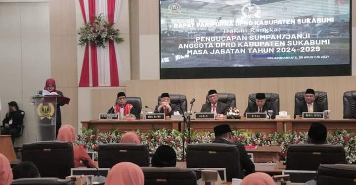 Sah, 50 Anggota DPRD Kab. Sukabumi Periode 2024-2029 Dilantik