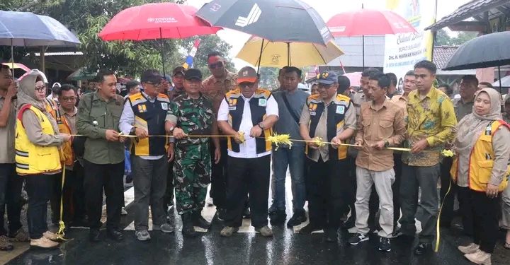 Ruas Jalan Jampangtengah – Purabaya Akhirnya Mulus, Ini Pesan Bupati Sukabumi