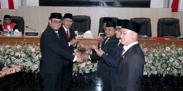 Budi Azhar Mutawali Resmi Pimpinan DPRD Kab. Sukabumi Periode 2024-2029, Ini Harapan Bupati