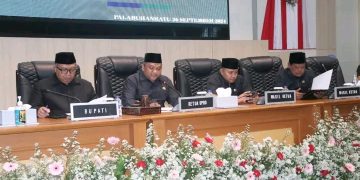 Dalam Rapat Paripurna, Bupati Sampaikan Pendapat Akhir Raperda Perubahan APBD Tahun Anggaran 2024