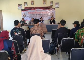 Panwascam Warungkiara Gelar Sosialisasi dan Ikrar Netralitas ASN di Pilkada 2024