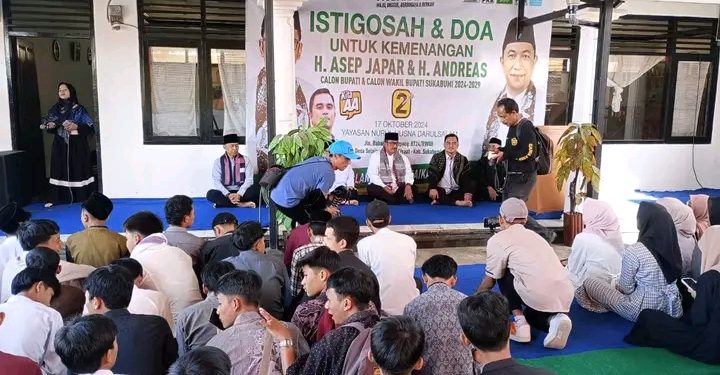 Istigosah dan Do’a Terus Mengalir Untuk Kemenangan Bacalon Bupati dan Wakil Asep Jafar-Andreas di Pilkada 2024