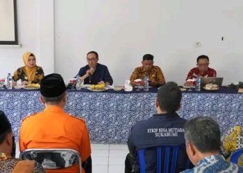 Sekda Ade Suryaman Gelar Rapat Penanganan Bencana Banjir di Kecamatan Sukalarang