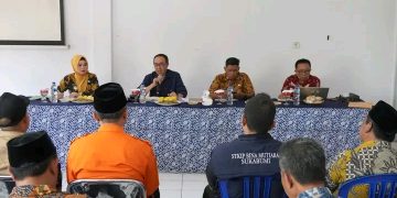 Sekda Ade Suryaman Gelar Rapat Penanganan Bencana Banjir di Kecamatan Sukalarang