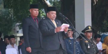 Jadi Inspektur Upacara Hari Sumpah Pemuda ke-96, Ini Yang di Bacakan Budi Azhar Ketua DPRD Kab. Sukabumi