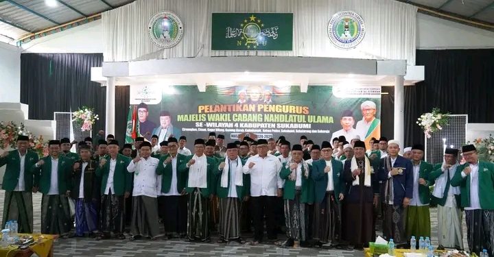 MWCNU Wilayah IV Resmi Dilantik, Ini Pesan Bupati Sukabumi