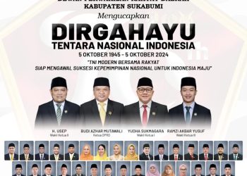 DPRD Kabupaten Sukabumi Mengucapkan Dirgahayu TNI ke-79