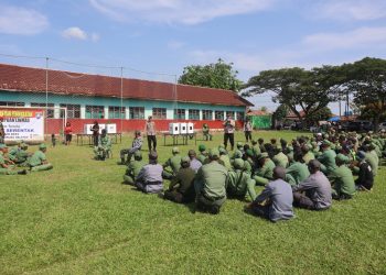 Polres Lamsel Gelar Pembinaan Keterampilan dan Kemampuan Linmas, Guna Persiapan Pengalaman Pilkada 2024