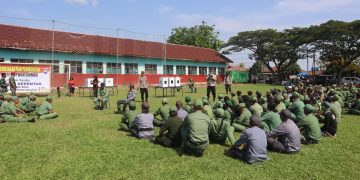 Polres Lamsel Gelar Pembinaan Keterampilan dan Kemampuan Linmas, Guna Persiapan Pengalaman Pilkada 2024