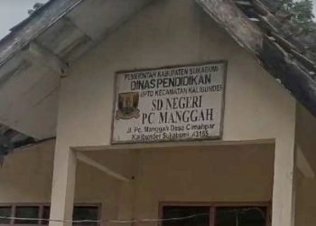 Miris, Potret Bangunan SDN PC Manggah di Kalibunder Sukabumi Menghawatirkan