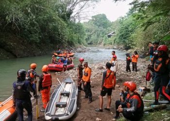 Korban Laka Sungai di Sungai Cipelang Sukabumi, Akhirnya Ditemukan Tim SAR Gabungan di Cimandiri